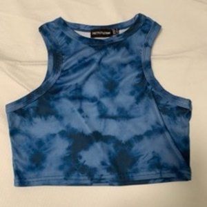 Tie dye cropped tank